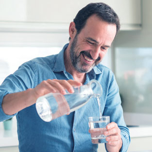 Belebtes Wasser Trinkwasserstelle