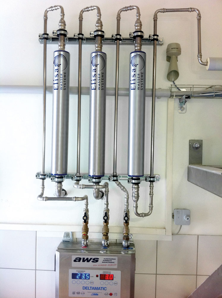 Elisa Wassersystem für Teigmacherei